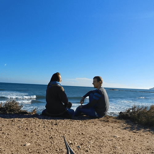 Liebesszene Mann und Frau